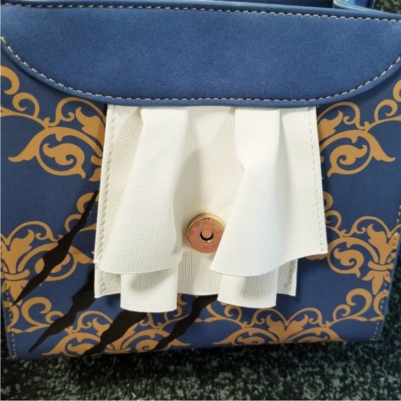 Disney Beauty & The Beast Cosplay Tapestry Mini Backpack Danielle Nicole NWOT - Picture 4 of 12